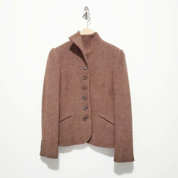 Ralph Lauren Jackets & Blazers - Ralph Lauren Petite Vintage High Collar Wool Coat